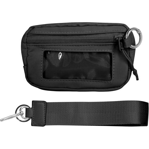 KALANKA-Iris Portefeuille 2ème Génération Wristlet Sacs à main, Portefeuille pour Femmes, Porte-Clés en Nylon Imperméable Porte-Clés Fermeture à glissière, Porte-cartes de crédit Portable