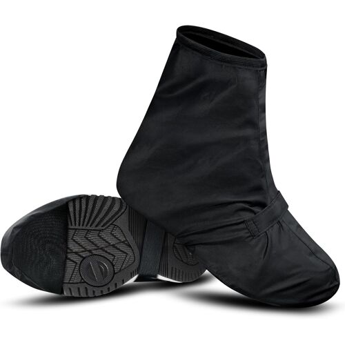 Kalanka-Couvre-Chaussures De Cyclisme Imperméables Avec Bandes Réfléchissantes, Pointe De Semelle Renforcée Et Fermetures Réglables, Couvre-Chaussures Imperméables Et Résistants À L'humidité