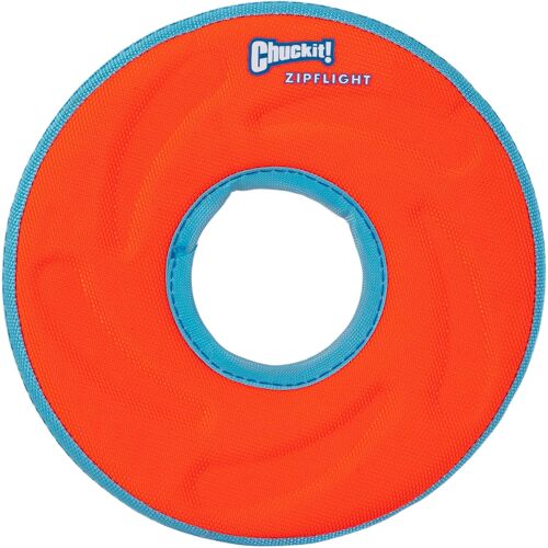 Kalanka-Chuckit Zipflight Frisbee Flottant/Planant Un Jouet Polyvalent Pour Chien Taille S, Couleurs Assorties