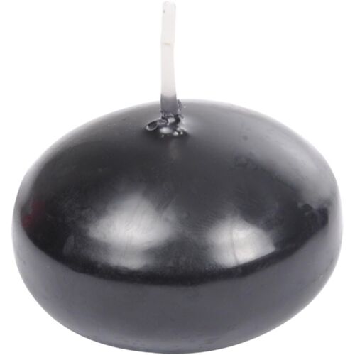 KALANKA-Bougies flottantes 6bgd009nr noir paraffine, 10 pièces