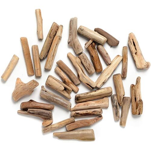 KALANKA-30PCS Pièce De Bois Flotté Décoration Créative En Bois Naturel Pour Réservoir De Poisson Et Bricolage