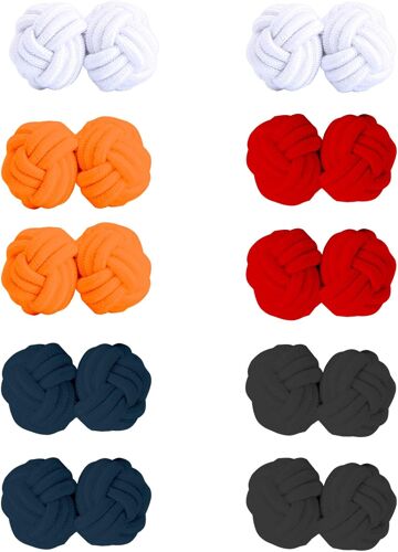 Kalanka-5 Paires Bouton De Manchette Homme, Bouton De Manchette Convient Pour Homme Chemise Femme Robe, Boutons De Manchette Design Unique Classic Fashion