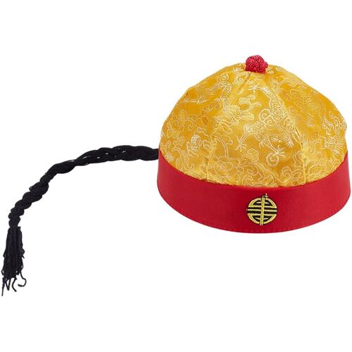 KALANKA-Chapeau d'empereur royal chinois ancien pour la décoration de fête