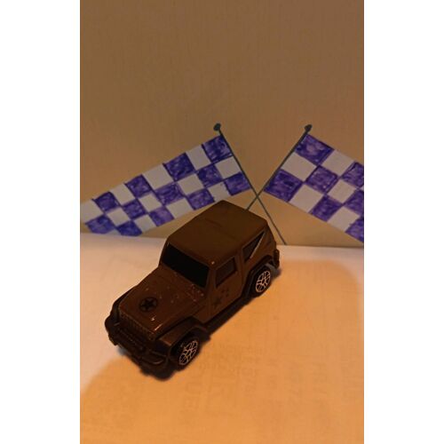 Voiture miniature jeep 1/60