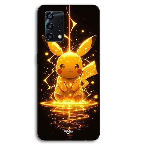 Coque Pour Oppo A95 Pikachu Eclair Maniacase