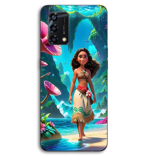 Coque Pour Oppo A95 Vaiana Art Amine Maniacase