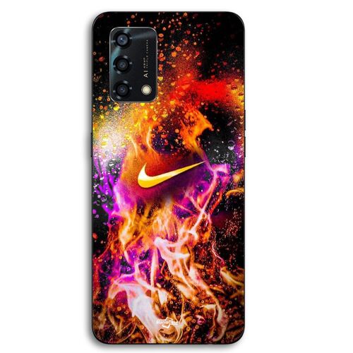 Coque Pour Oppo A95 Nike peinture colorée Maniacase