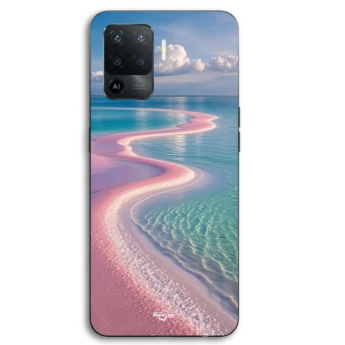 Coque Pour Oppo A94 Océan et sable de paradis Maniacase