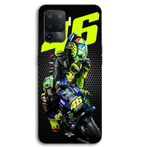 Coque Pour Oppo A94 46 Valentino Rossi Logo Motogp monster Maniacase