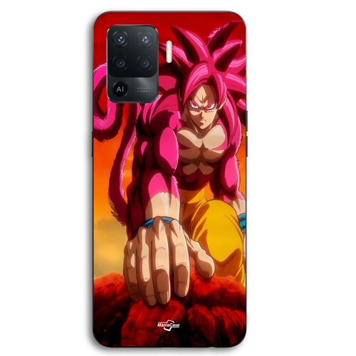 Coque Pour Oppo A94 Dragon Ball Daima GOKU transformation SSJ4 Maniacase