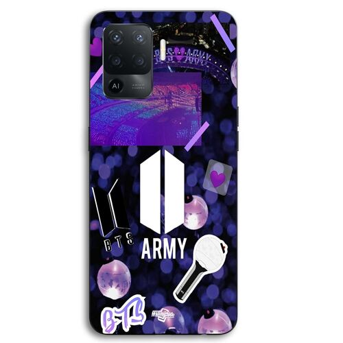 Coque Pour Oppo A94 BTS army logo Bangtan Subs Maniacase