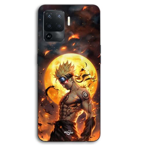 Coque Pour Oppo A94 Dark Naruto lune 3D Maniacase