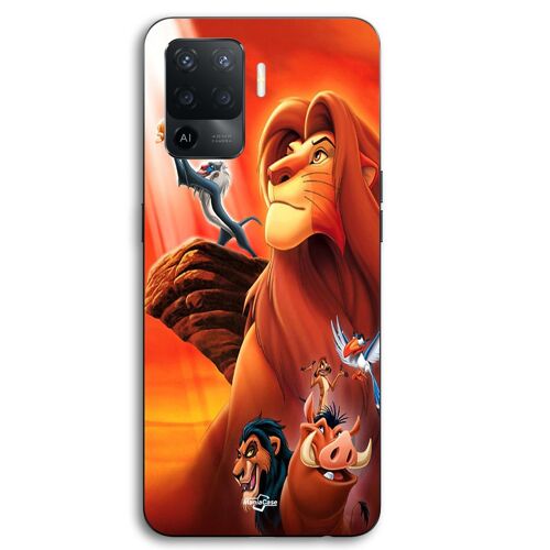 Coque Pour Oppo A94 le roi lion film Disney Simba Nala Mufasa Maniacase