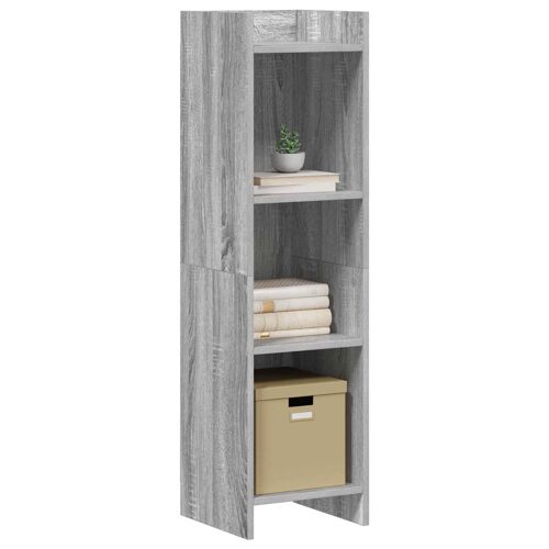 vidaXL Bibliothèque Sonoma gris 30 x 30 x 111 cm Bois d'ingénierie