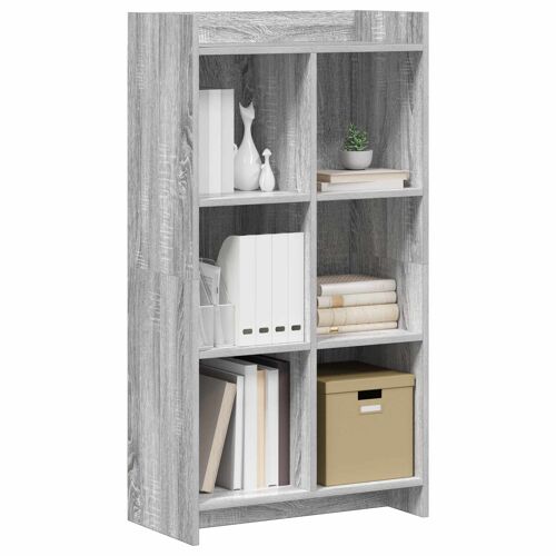 vidaXL Bibliothèque Sonoma gris 59 x 30 x 111 cm Bois d'ingénierie
