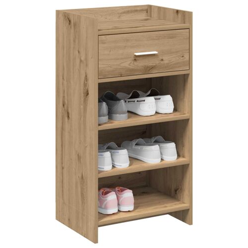 vidaXL Cabinet à chaussures Chêne artisanal 48 x 36 x 92 cm