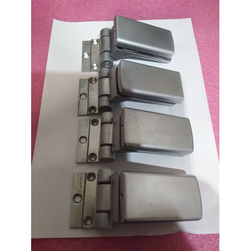 JEU de 2 PAUMELLES pour porte de cloison sur huisseries aluminium