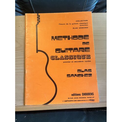 Blas Sanchez Méthode Progressive Pour Guitare Éditions Choudens