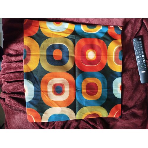 Housse De Coussin Rétro Style Année 70