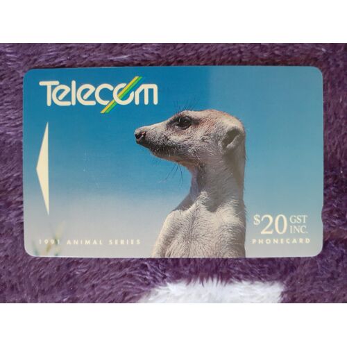 Télécarte Nouvelle-Zélande 1991 Animals Issue 20 $