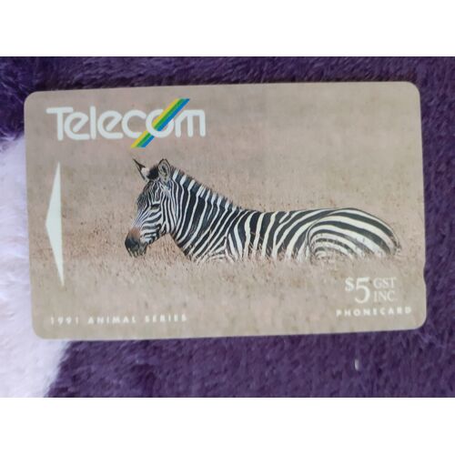 Télécarte Nouvelle-Zélande 1991 Animals Issue 5 $