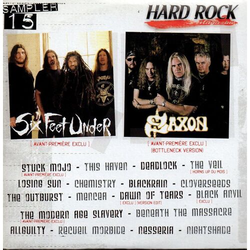 Le Sampler Hard Rock N° 15 _ (Cd Collector 15 Titres ; Pochette Cartonnée ; 2008)
