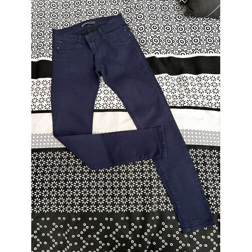 Le Pantalon Stradivarius Bleu Marine, Taille 38