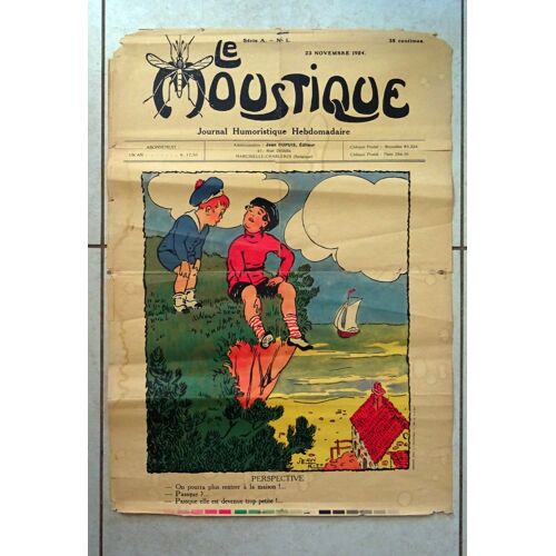 Le Moustique Jean Kitt Affiche 1924