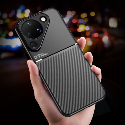 Coque pour HUAWEI Pura 90,Etui HUAWEI Pura 90 absorption des chocs et protection,tatouer magique,coque en silicone - Noir