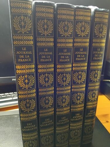 Le Journal De La France- Les Annees Quarante. Tallandier- (5 Volumes)-