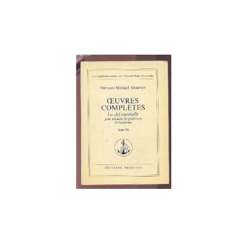 Oeuvres Complétes Tome Xi Omraam Mikhael Aivanhov