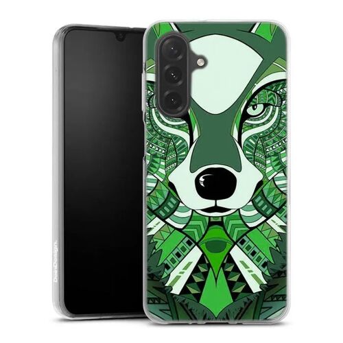 Coque Samsung Galaxy A27 5G Loup Vert Azteque