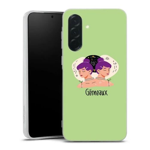 Coque souple Samsung A27 5G Zodiac Gemeaux | Housse Antichoc Silicone Souple, Ultra Fine, Protection intégrale, Motif Signe Astrolog