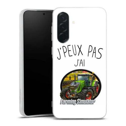 Coque Samsung Galaxy A37 5g Je Peux pas j'ai Farming Simulator | Housse silicone, Protection optimale - Motif Jeux video Gaming