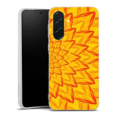 Coque Samsung Galaxy A27 5G Dahlia Burning | Housse silicone, antichocs, protection optimale - Motif floral