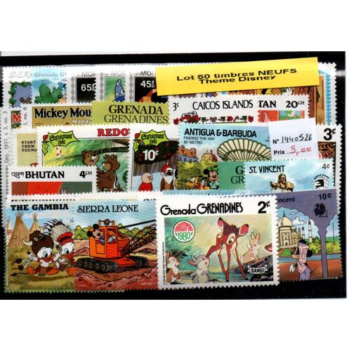 Lot Timbres Thematique Neufs " Disney (1440526)