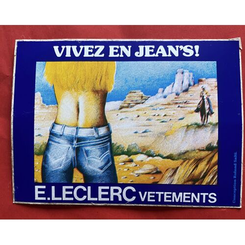 Autocollant Vivez En Jean’S - E. Leclerc Vêtements