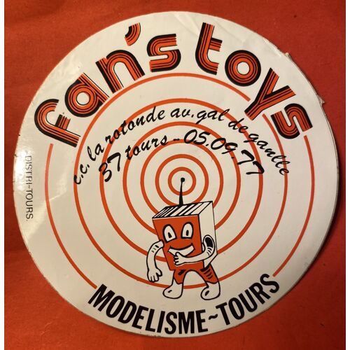 Autocollant Fan’S Toys - Modélisme Cc La Rotonde À Tours