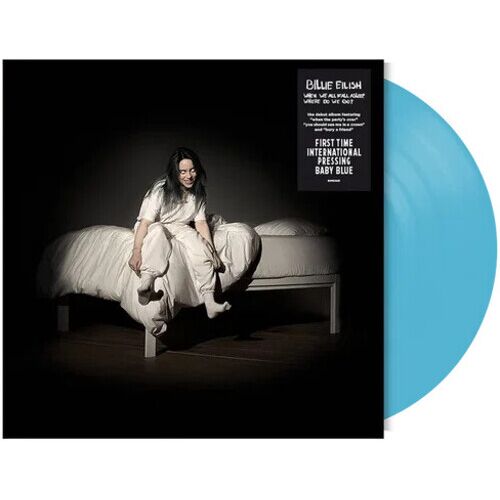 Album Vinyle Polydor Billie Eilish When We All Fall Asleep, Where Do We Go ? Bleu Pastel