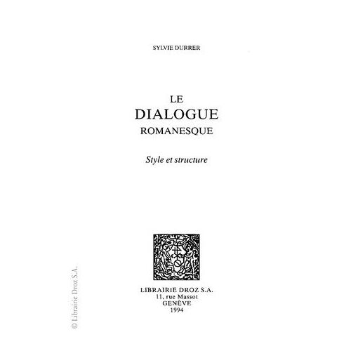 Le Dialogue Romanesque