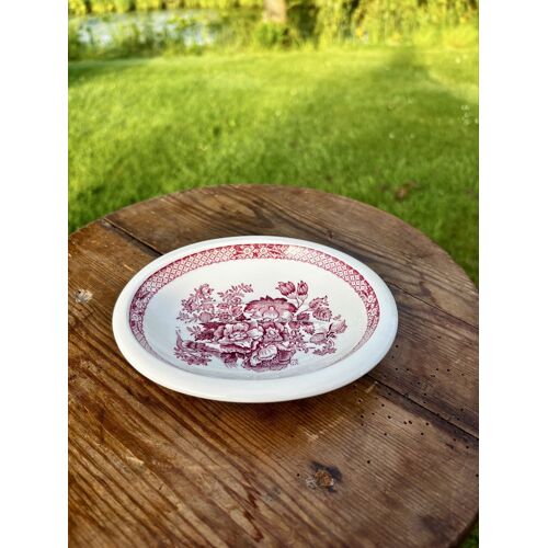 Porte savon en porcelaine anglaise Mason’s Stratford