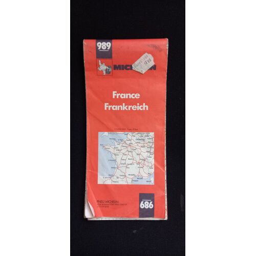 Carte Routière Michelin. France. 1/1000 000.