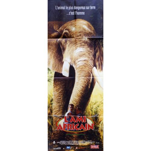 L'Ami Africain (Lost In Africa) - Véritable Affiche De Cinéma - Format 60x160 Cm - De Stewart Raffill Avec Jennifer Mccomb, Ashley Hamilton, Timothy Ackroyd - 1994