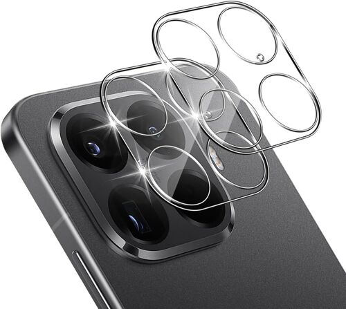 KALANKA-Protection Objectif Caméra Arrière pour Xiaomi 15T Pro, 2 Pièces Film de Vitre Protecteur pour Appareil Photo, Transparent Verre Trempé Film en Verre Renforcé, Ultra HD, 9H Dureté