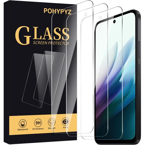 KALANKA-[3 pièces Verre Trempé pour Xiaomi Redmi 15Film Protection écran 9H Glass Sans Bulles d'airTransmission lumineuse élevéeCompatible Coque