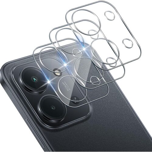KALANKA-Protection Objectif Caméra Arrière pour Xiaomi Redmi 15C 15 C 4G, 9H Dureté Verre Trempé Caméra Film, Anti-Rayures, Sans Bulles Vitre Protecteur [3 PCS]