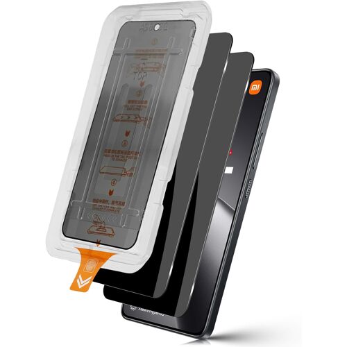 KALANKA-Anti-Espion Protecteur d'écran pour Xiaomi 14T/ 14T Pro,[2 Pièces] Anti-Spy Verre Trempé,Dureté 9H 3D Privacy Film Protection avec Kit Automatique
