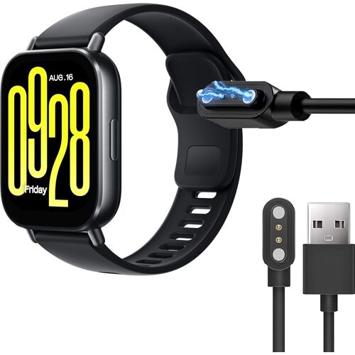 KALANKA-Magnétique Chargeur Compatible avec Xiaomi Redmi Watch 5 Active 2.0"" Pouces SmartWatch,Magnétique Chargeur Montre Connectée USB Compatible avec Redmi Watch 5 Active (Noir)
