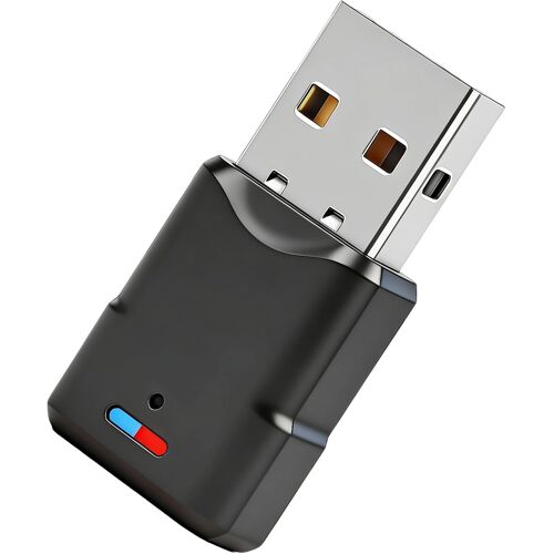KALANKA-Adaptateur USB Bluetooth 5.3 pour PS5 PS4 PC Switch Console Dongle Bluetooth Faible Latence Audio Dongle Dongle Double Appairage pour Windows Macos Casques Enceintes
