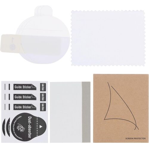 Kalanka-3pcs Protecteurs D'écran En Verre Pour Montre De 27mm Hd Haute Définition Anti-Rayures Imperméable Ultra-Fin Tpu Film Protecteur D'écran Universel Pour Montre Intelligente